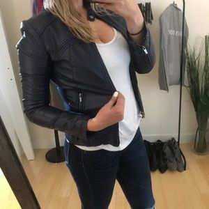 Express leather jacket